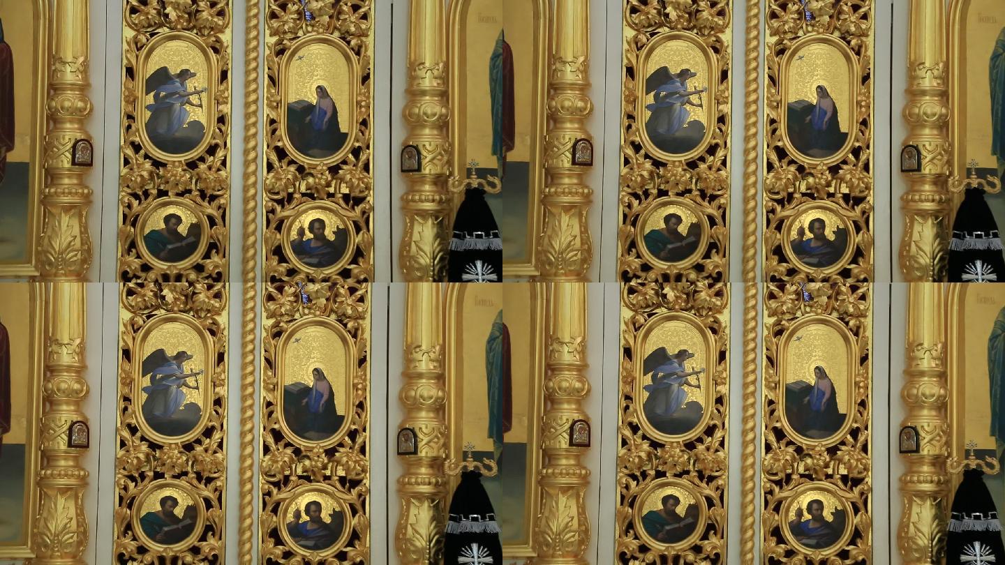 橄榄山天主经堂内部装饰