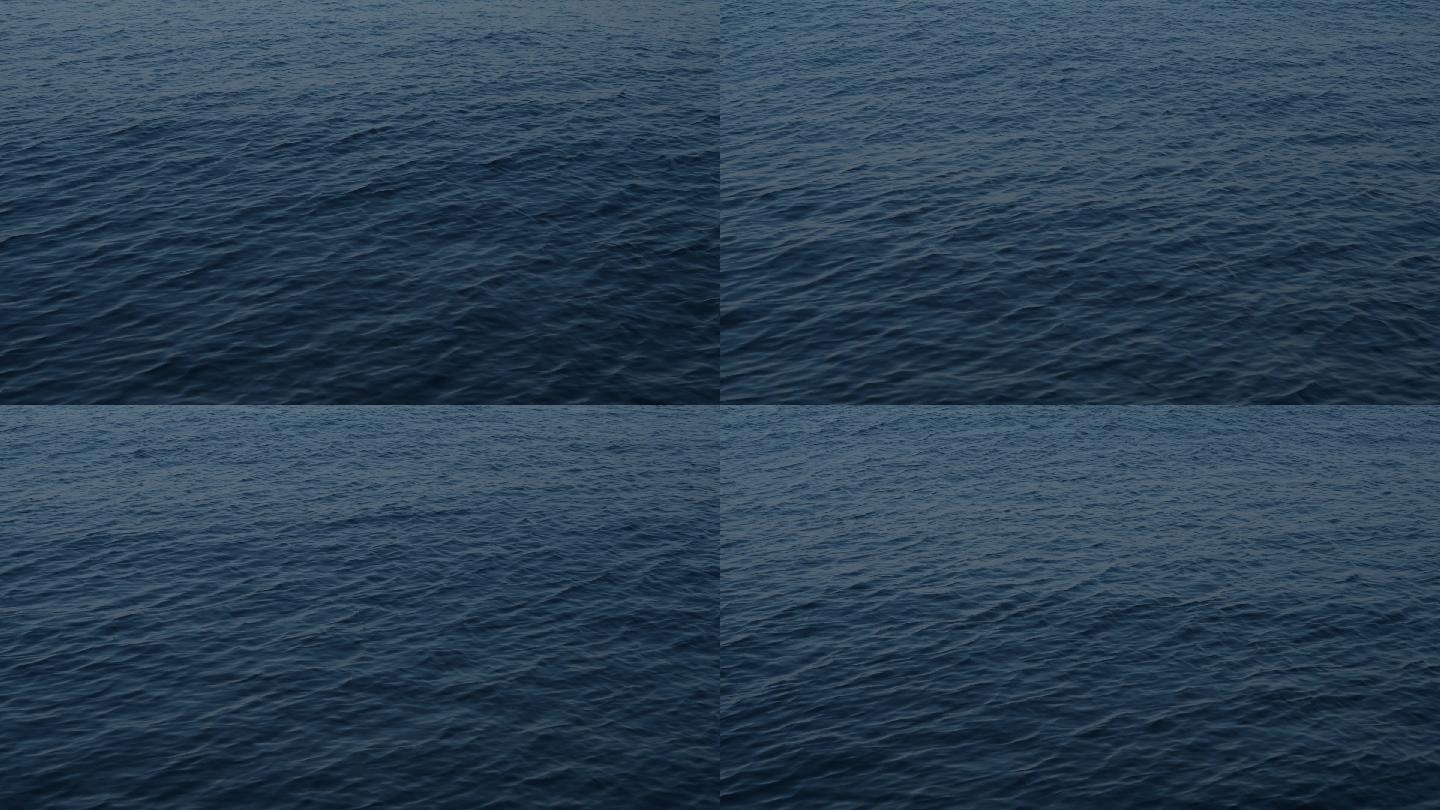 蓝色的大海海面波浪