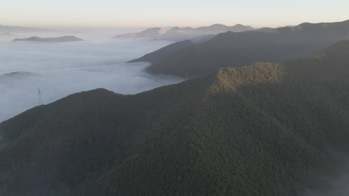 《4K超清》云海日出壮丽山河大气航拍1