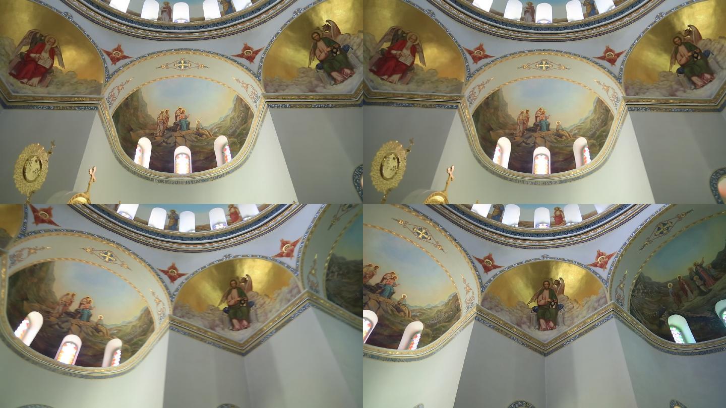 橄榄山天主经堂内部装饰