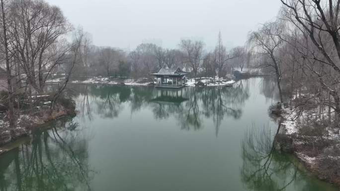 大明湖雪景1