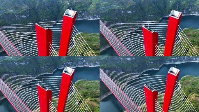 【4k】贵州鸭池河大桥黄昏航拍