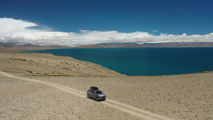 原创西藏阿里玛旁雍错自驾游旅行自然风光