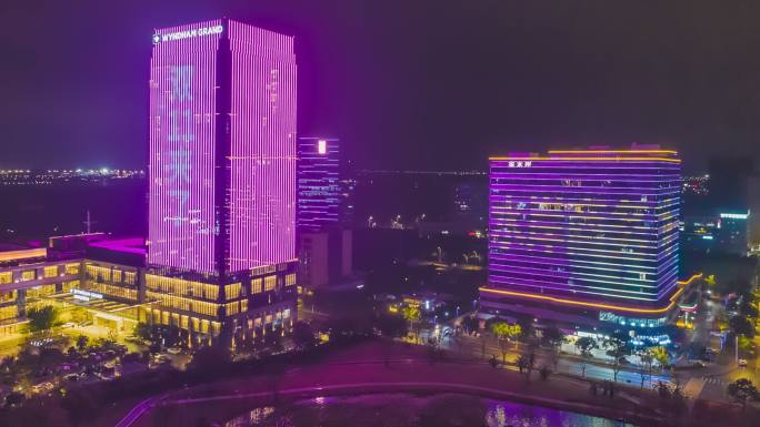 汾湖中心 部分夜景