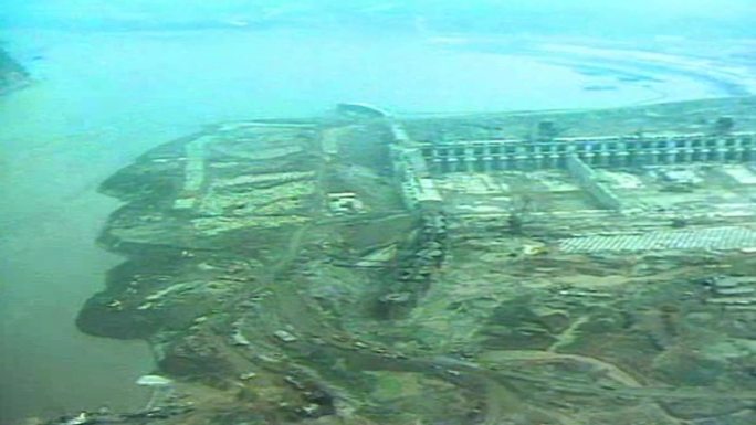 80年代的长江葛洲坝影像2