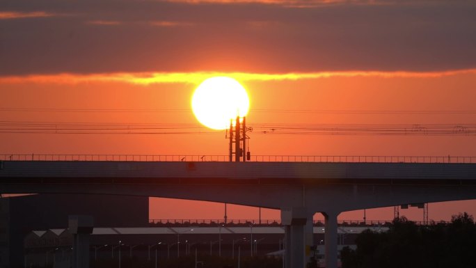 深圳地铁11号线日落