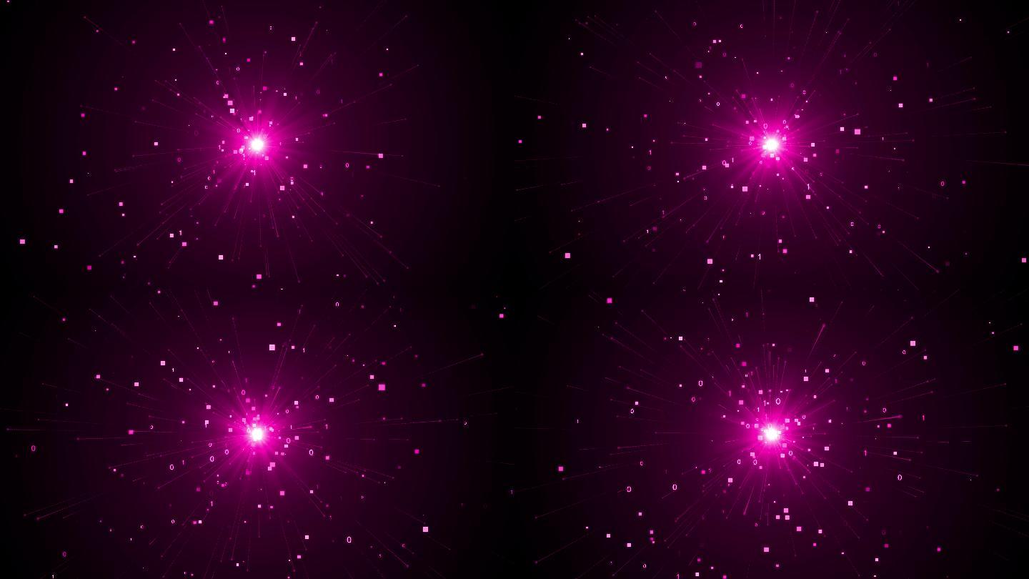4K粒子发射背景粉紫色_1