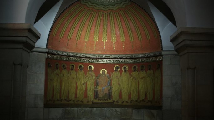 教堂内的马赛克壁画