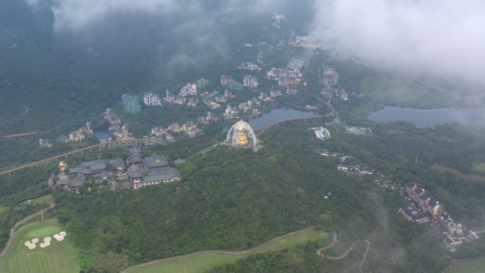 大华兴寺航拍4k