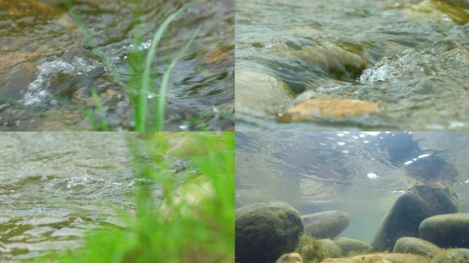 河水溪流山泉河流山水