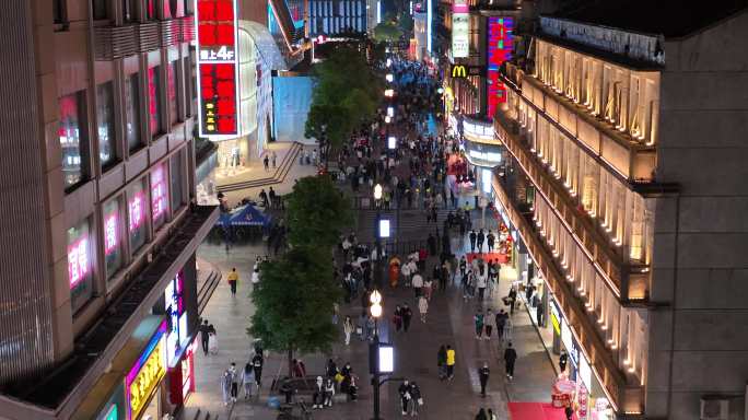 【5K】江汉路人流夜景