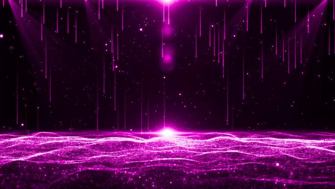 4K粉紫色粒子背景