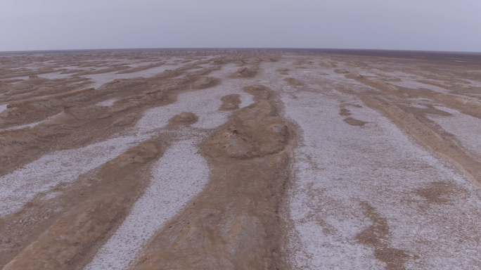 新疆罗布泊无人区 戈壁滩 自然荒漠盐碱地