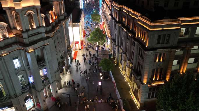 【5K】江汉路步行街夜景