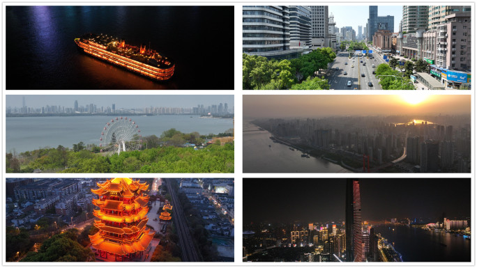 【5K】5K武汉繁华城市航拍