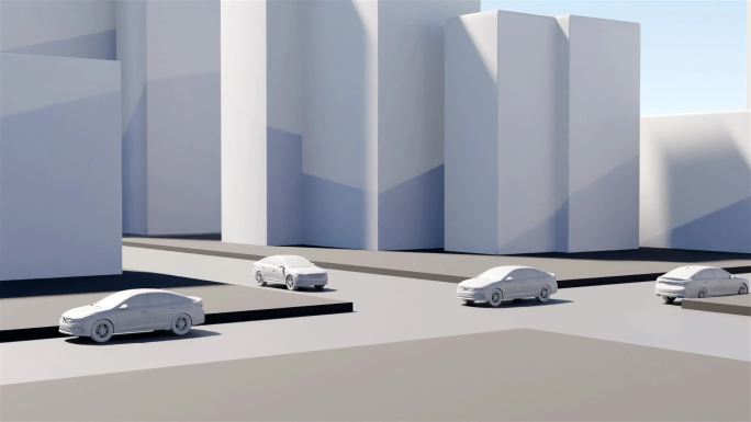 车辆行驶3D动画
