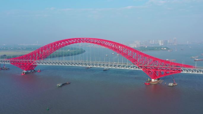 航拍明珠湾大桥