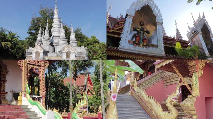 傣族建筑云南西双版纳佛教泰国旅游