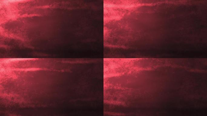4K 红布 红绸 生长 布料 模拟 背景