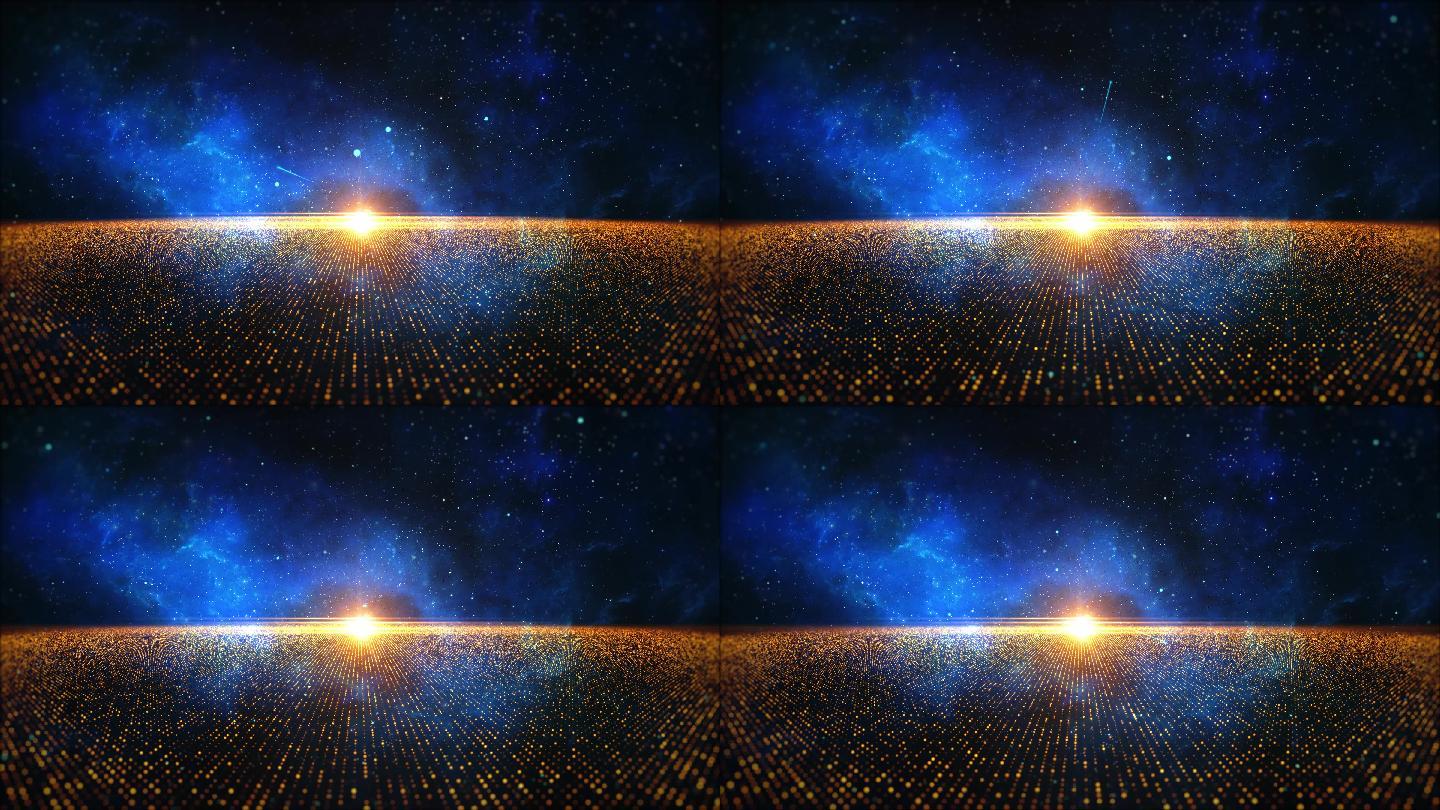 粒子星空背景动画视频素材
