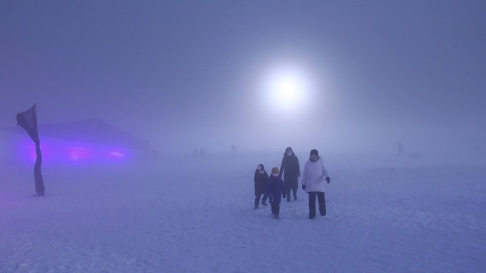 雪中情  银色世界