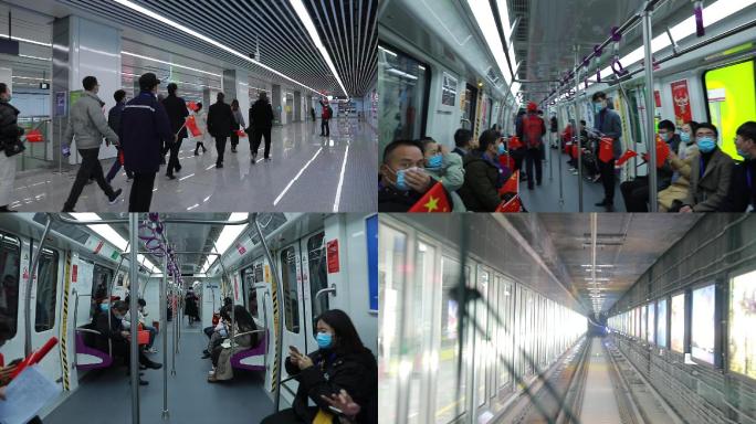 杭州地铁试运营实拍