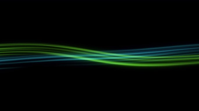原创4k高清蓝绿光线流动含通道无限循环