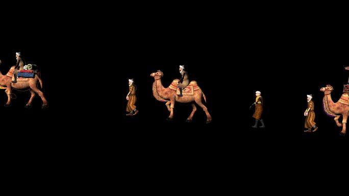 原创驼队 西域骆驼