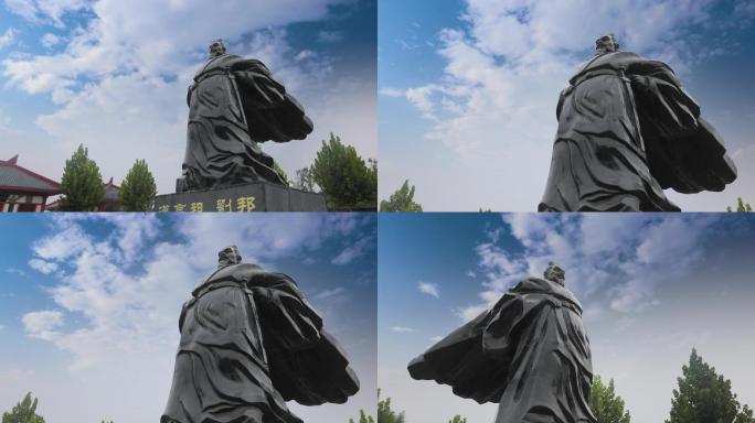大气汉刘邦石像