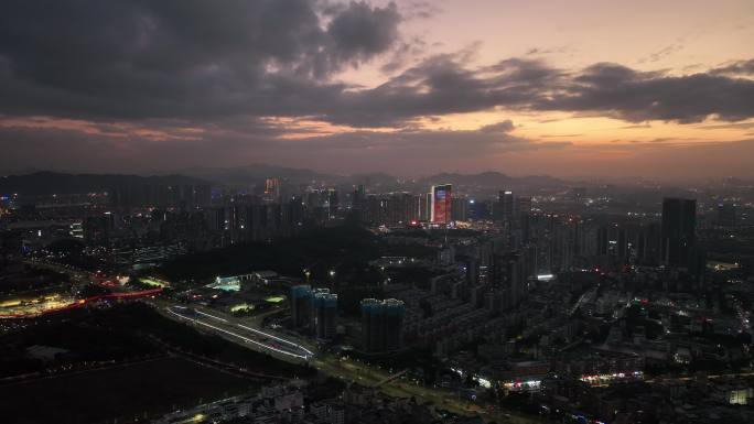 光明新区夜景