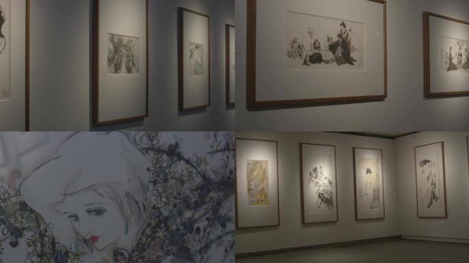 美术馆美术展览国风画展游园惊梦