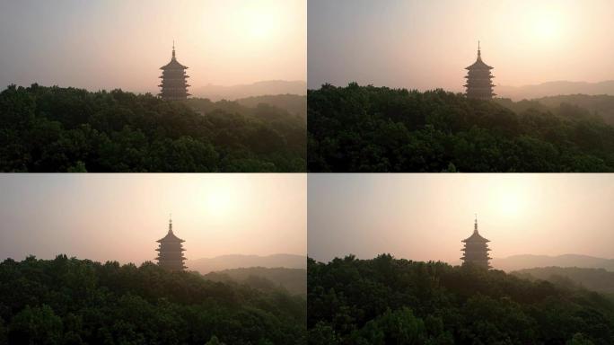 杭州西湖雷峰塔 著名景点