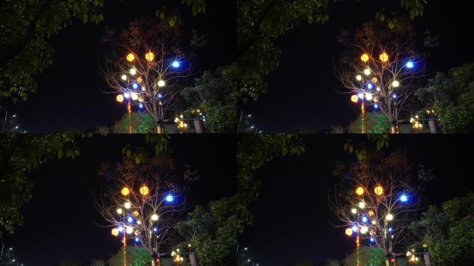 池州夜景景观造型灯伊美城市首府