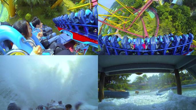 主题公园 游乐园 大型游乐设施 休闲娱乐