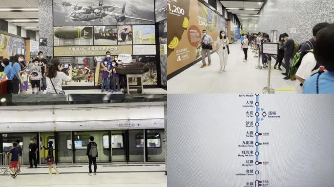 香港东铁线新建车站会展站开放参观日