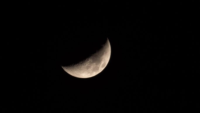 月亮、月牙、明月、天空、夜晚、月球
