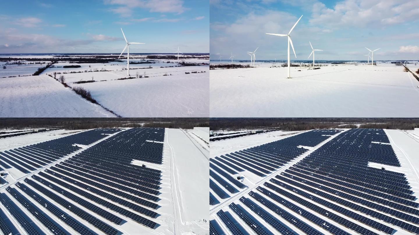 风力发电、风力太阳能发电、冬季光伏发电