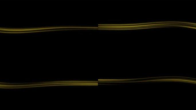 原创4k高清金色光线流动含通道无限循环