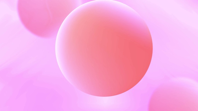 粉色唯美梦幻小可爱小球无缝循环动态背景