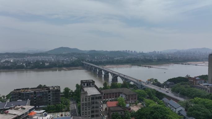 【4K正版】航拍赣州贡江东河大桥