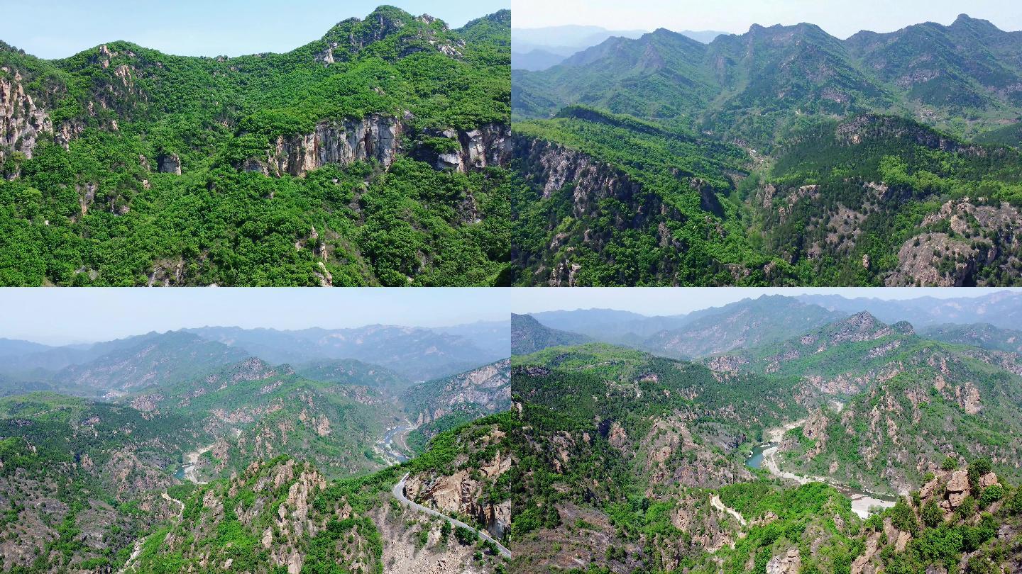 4K航拍短片.北京白河峡谷之龙潭涧