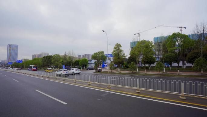 城市道路街景