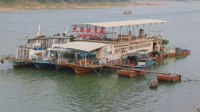 桂平市大藤峡旅游码头 西江疍家水上生活