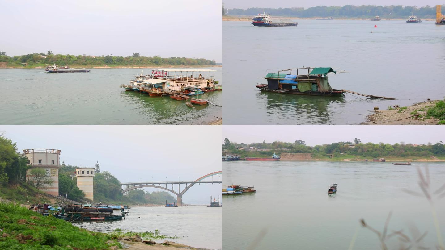 桂平市大藤峡旅游码头 西江疍家水上生活