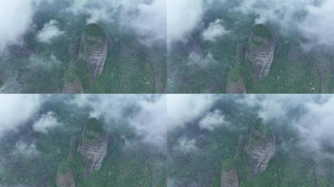 【4K正版】航拍云雾下的小武当山