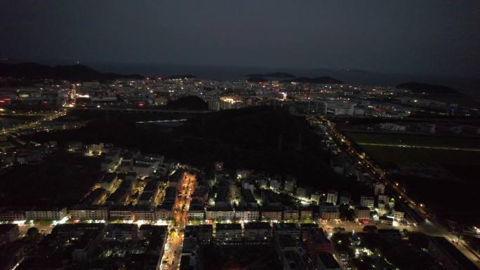 台州玉环沙门这座城夜景DJI_0891