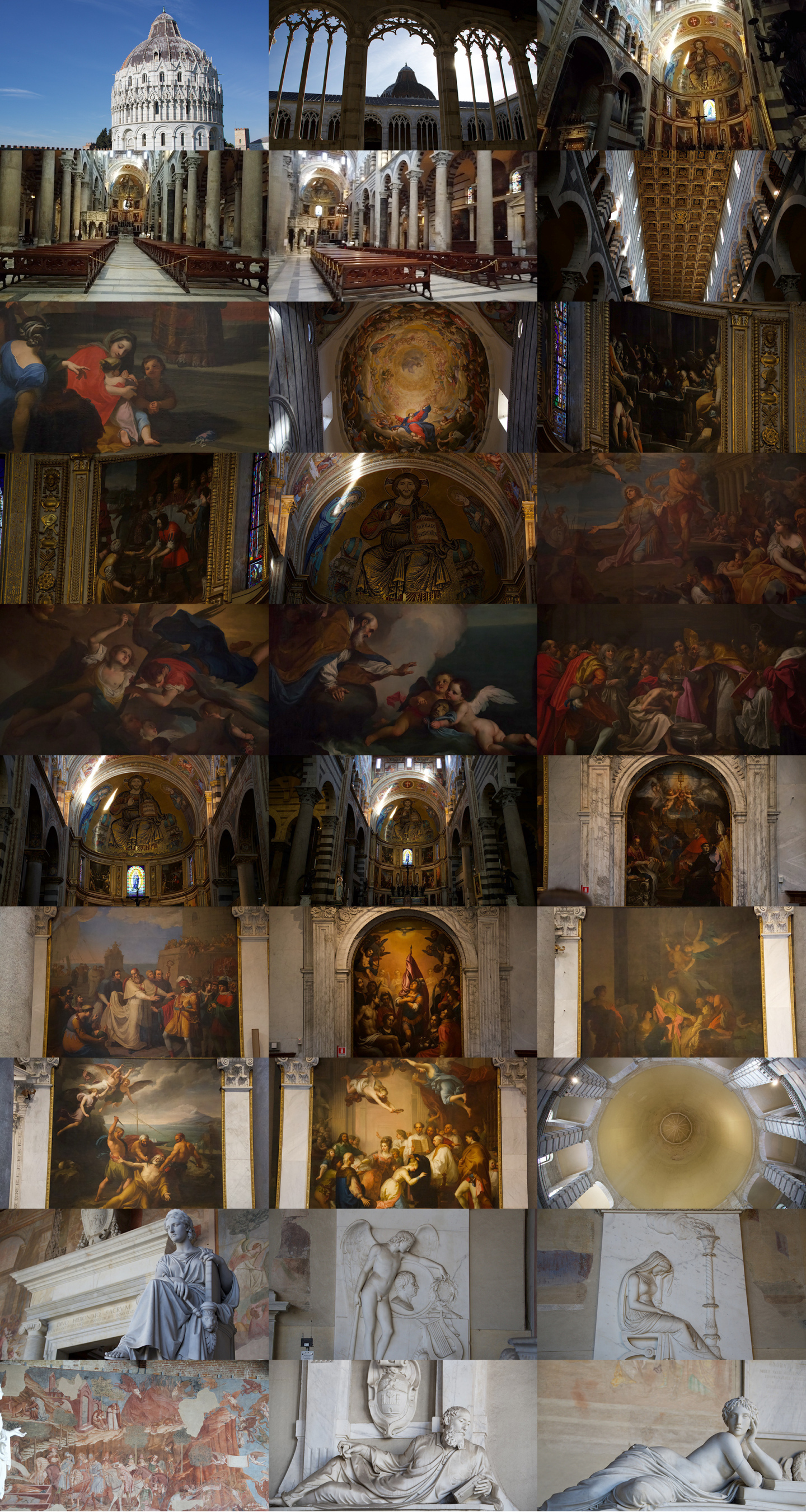 意大利佛罗伦萨比萨斜塔比萨大教堂