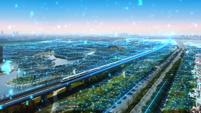 智慧5G科技城市高清视频素材