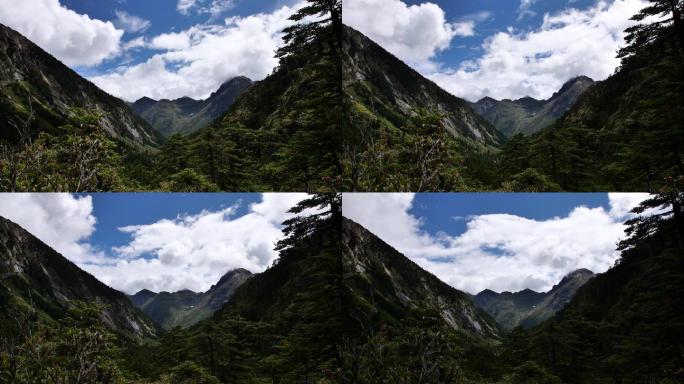 西藏亚东县自然风光4K延时摄影