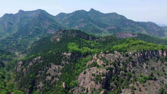 [4K]航拍素材.北京白河峡谷之龙潭涧